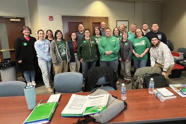 group of AFSCME members