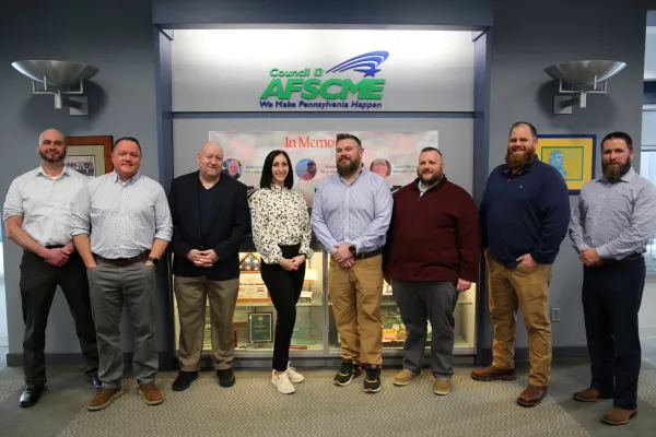 group of AFSCME members