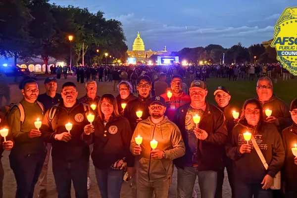 group of AFSCME members