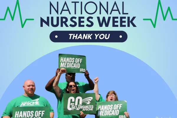 group of AFSCME members