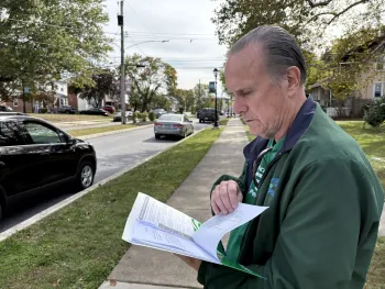 afscme member out knocking doors
