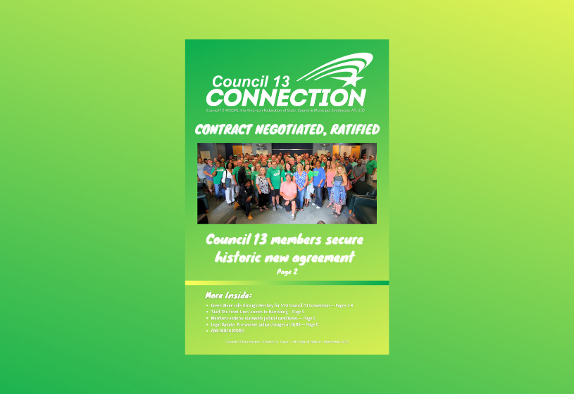 New digital edition of Council 13 Connection available now!